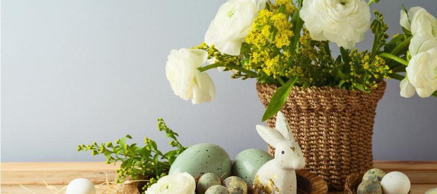 Das Bild zeigt das Beitragsbild 1 zum Thema: Osterdeko modern