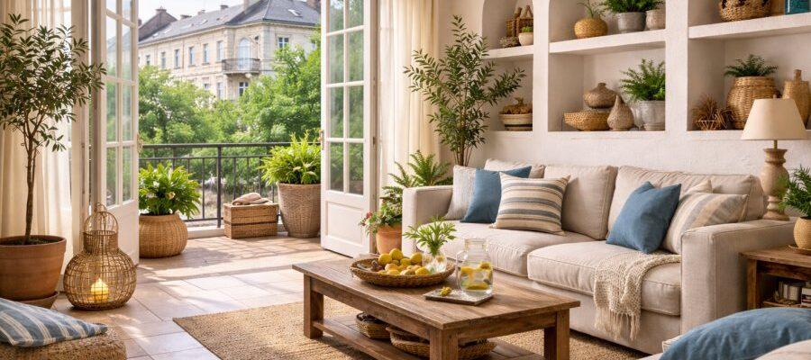 Das Bild zeigt das Beitragsbild 1 zum Thema: Mediterranes Wohnen – dein Zuhause als kleine Küstenflucht